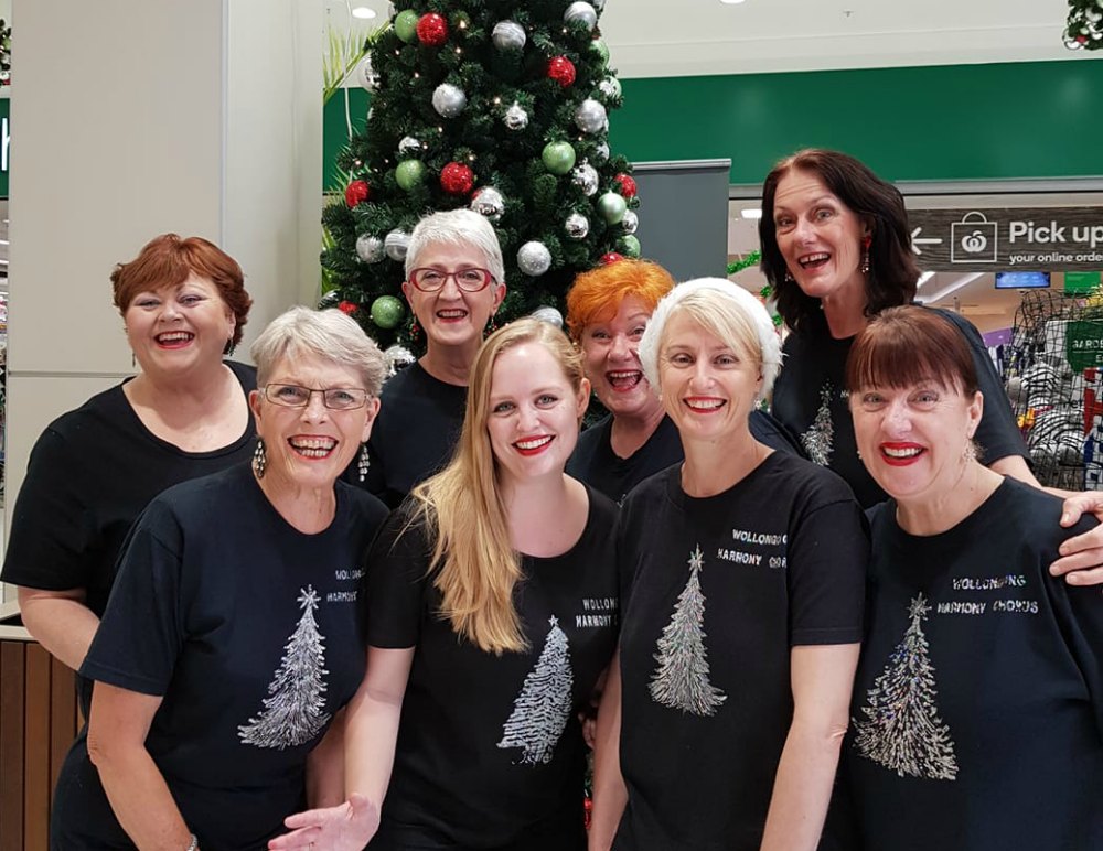 Singing at Dapto Mall